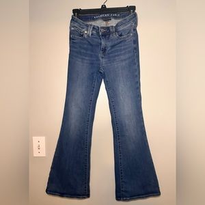 American Eagle Flare Jeans Size 00 Short